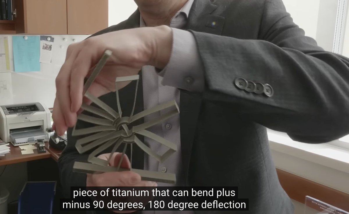 Titanium compliant flexure